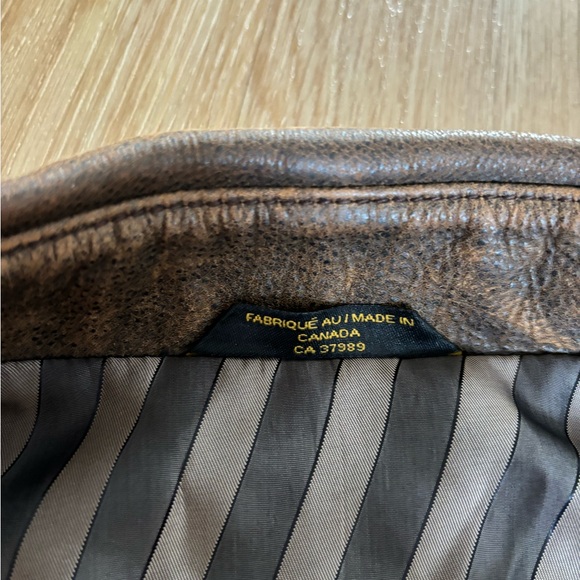 Vintage Brown Leather Jacket - Picture 3 of 5